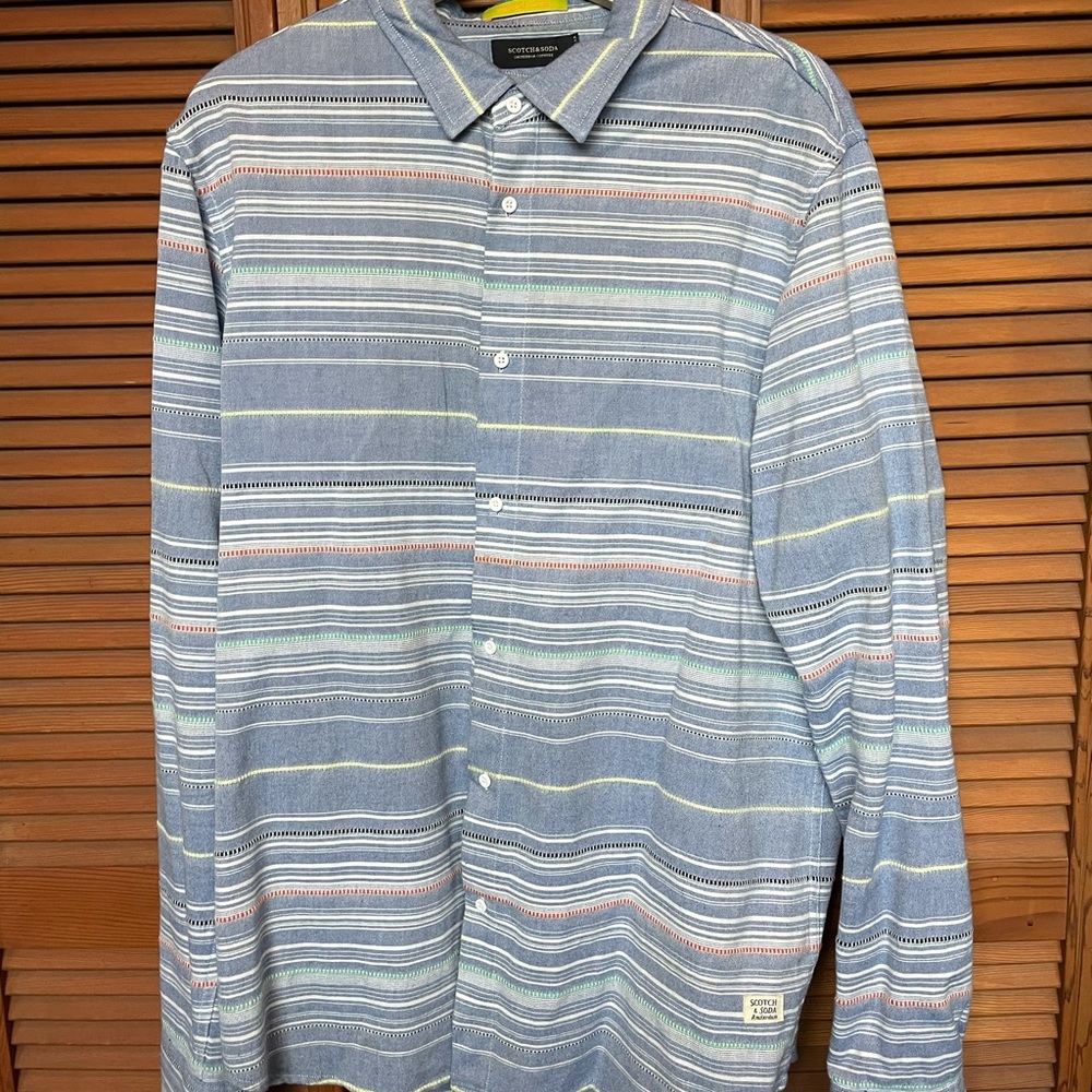 Blue Scotch and Soda Long sleeve shirt